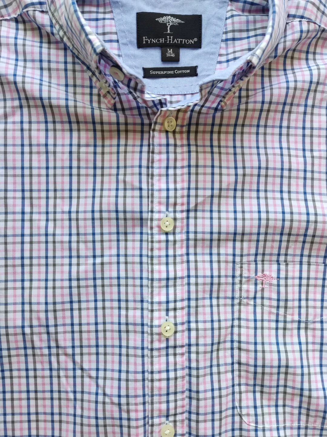 Fynch-Hatton- Superfine Cotton - Herren Hemd - Gr. M – Bild 4
