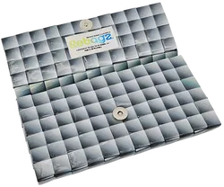 Rebagz Upcycling Damen Geldbörse - grau/schwarz - Bild 3