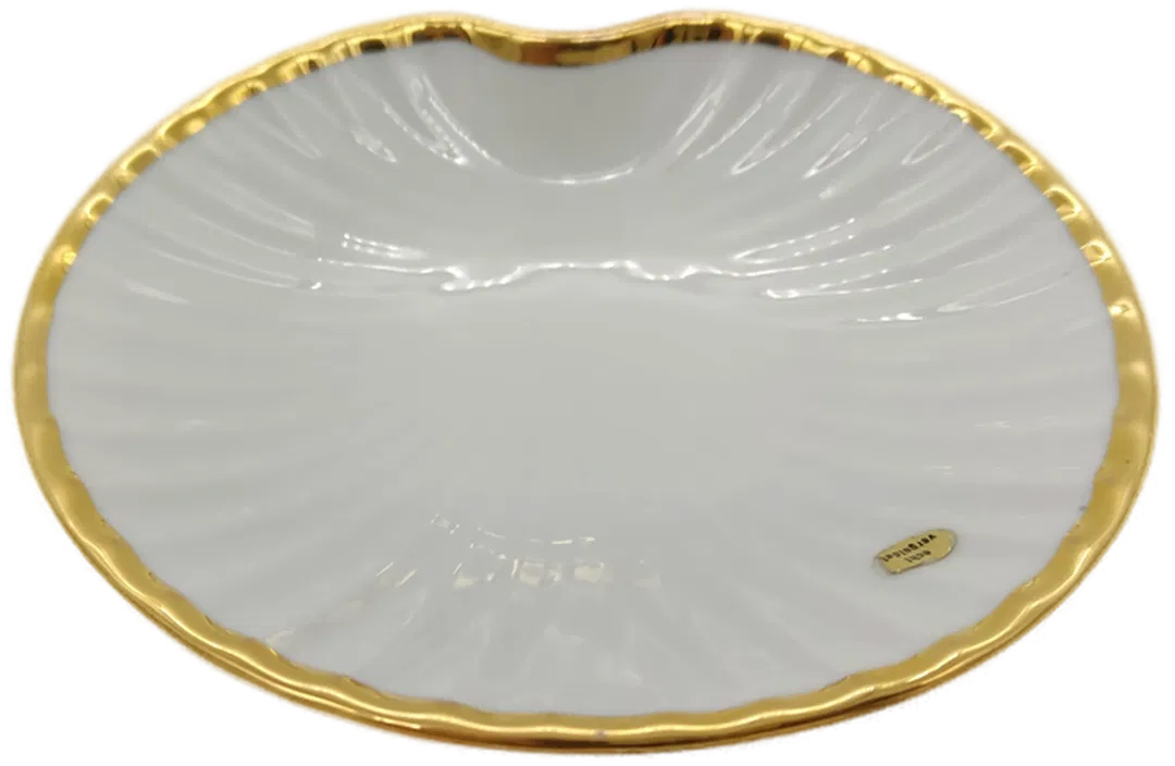 Bavarian Porcelain GENUINE Seifen Schale aus Porzellan mit Goldrand - Bild 1