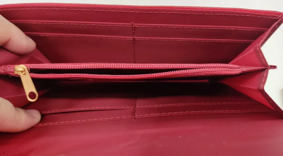 Eternal Love -Handtasche und Geldbörse rot Kunstleder – Bild 8