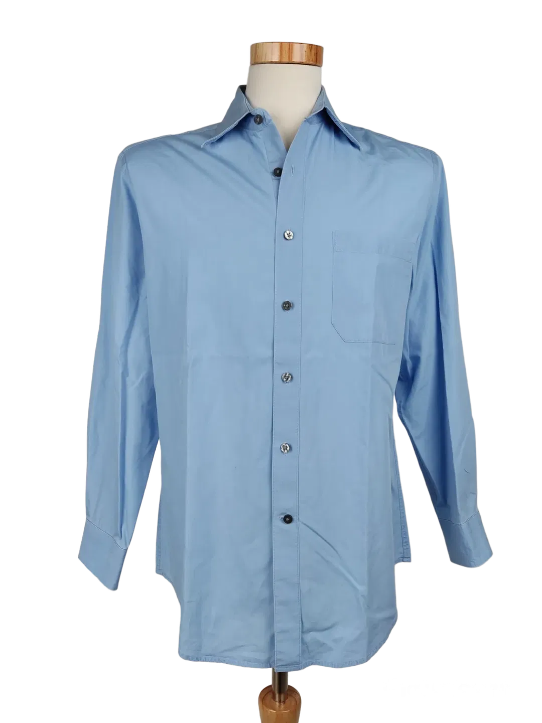 Donna Karan Signature Herren Hemd,  blau - Gr. S - Bild 4