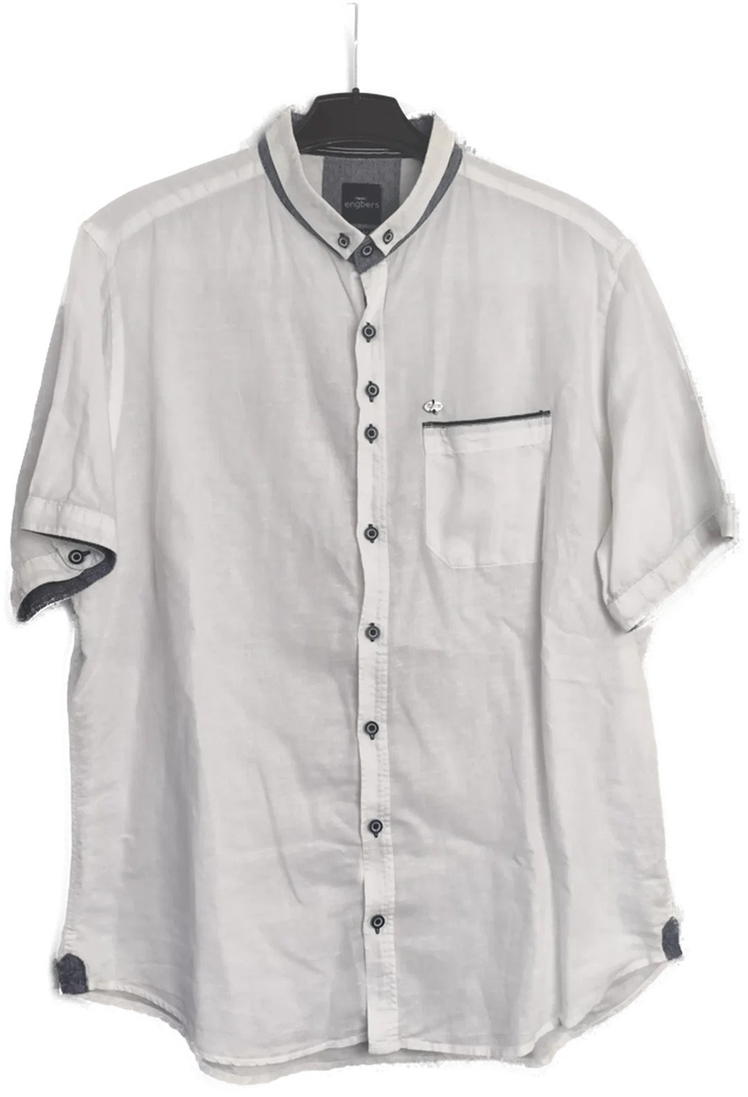 engbers, Herrenshirt, Gr. L, 41/42, Leinen - Bild 4