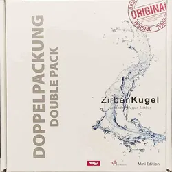 Original ZirbenKugel Doppelpack Mini Edition – Veredeltes Wasser genießen - Bild 1