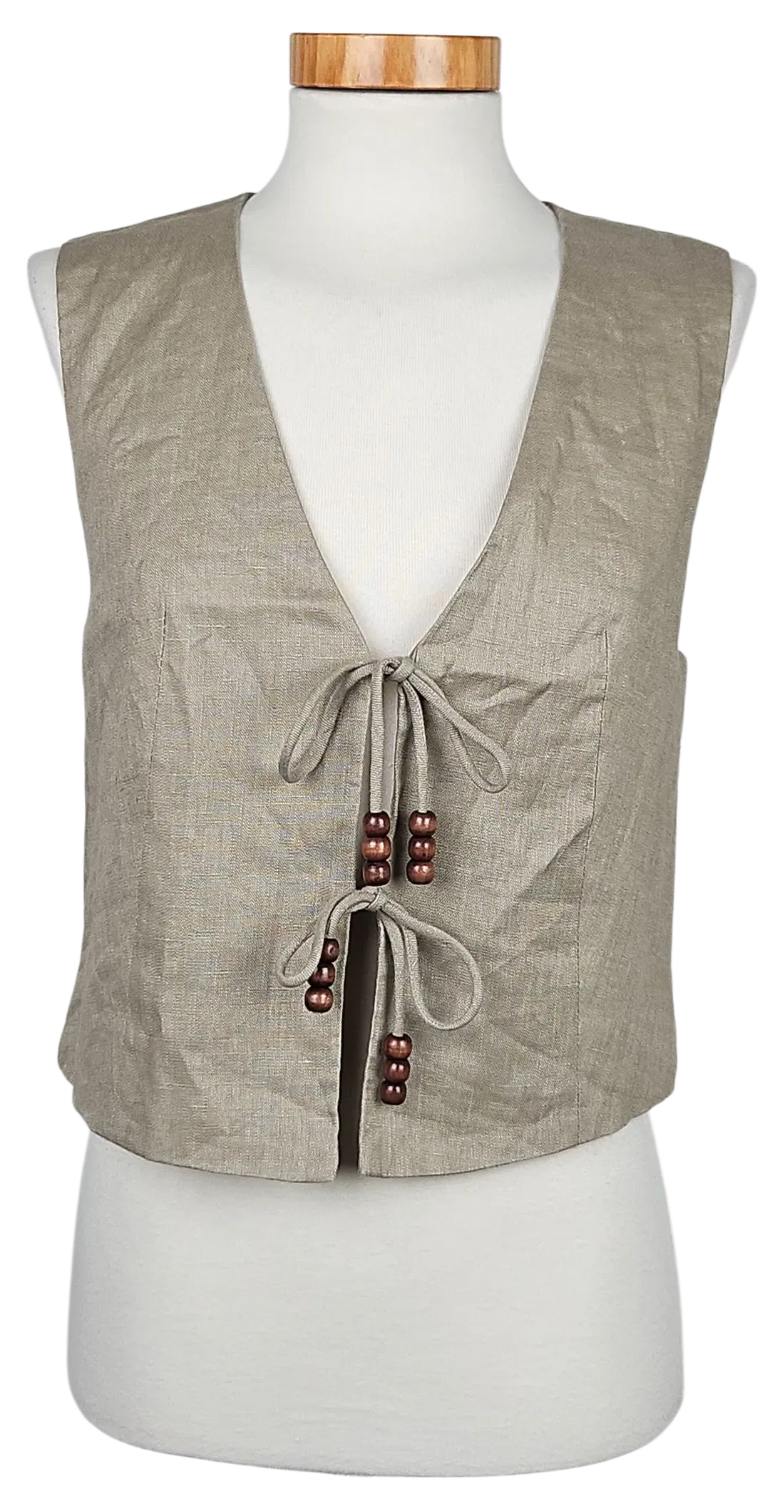 ZARA Damen Weste, beige - Gr. XS  - Bild 1