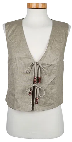 ZARA Damen Weste, beige - Gr. XS  - Bild 1
