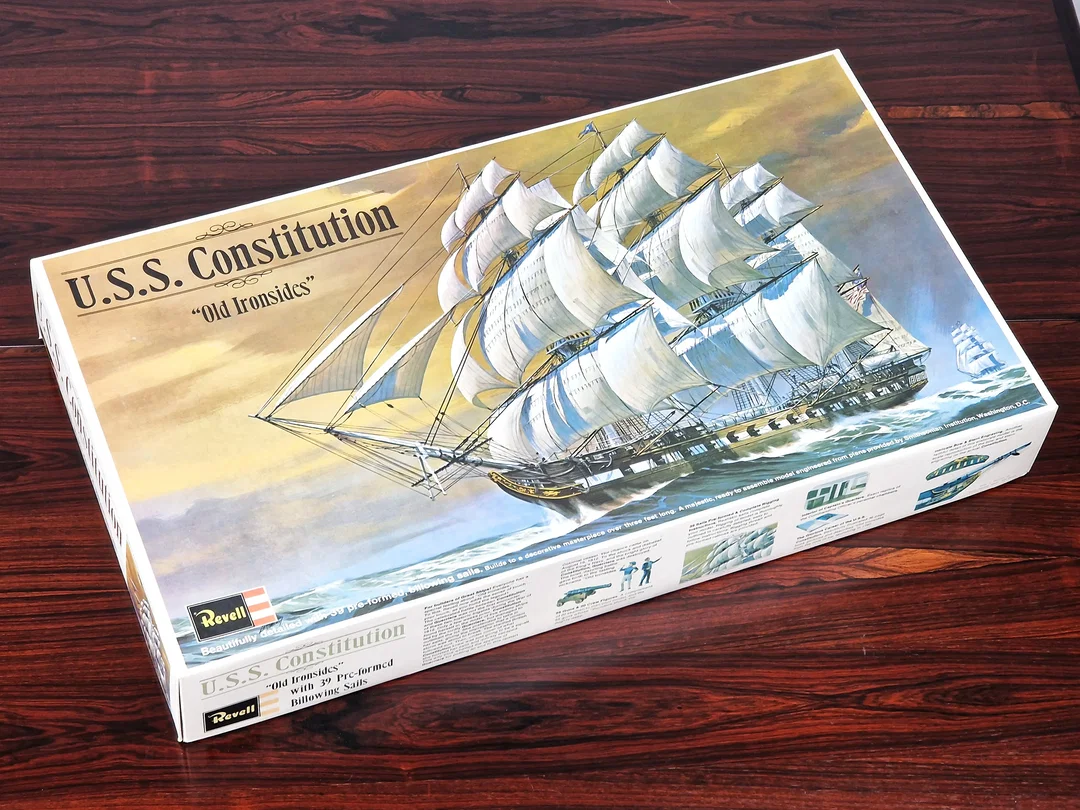 Vintage Revell U.S.S. Constitution 