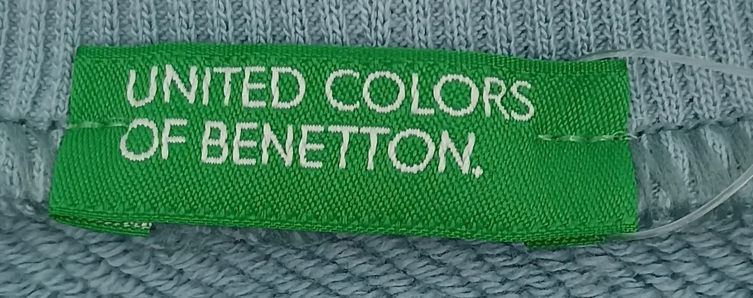United Colors of Benetton Kinderpullover hellblau Gr. 90 – Bild 3