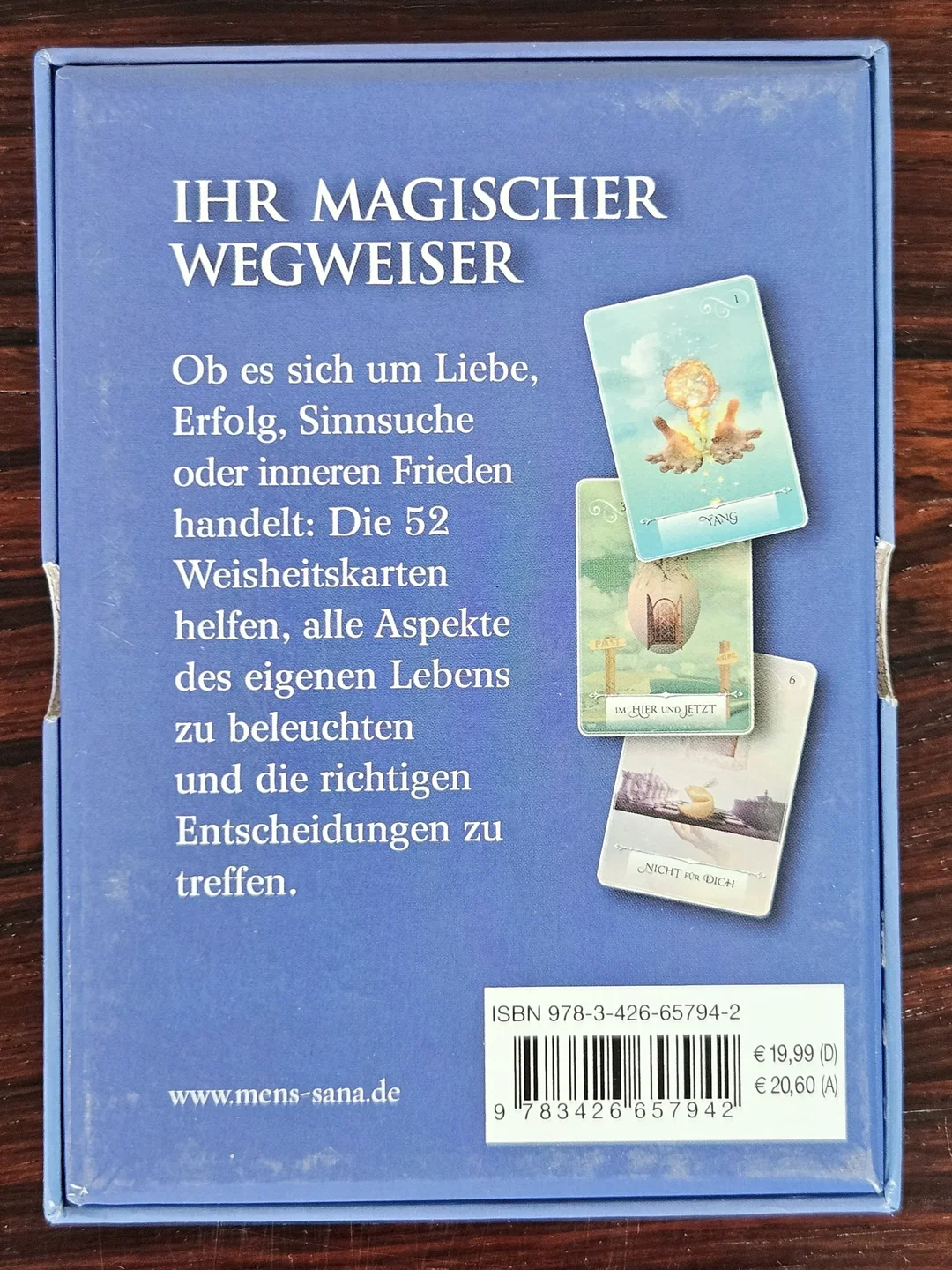 WEISHEITS KARTEN - COLETTE BARON-REID - KNAUR MENSSANA – Bild 2