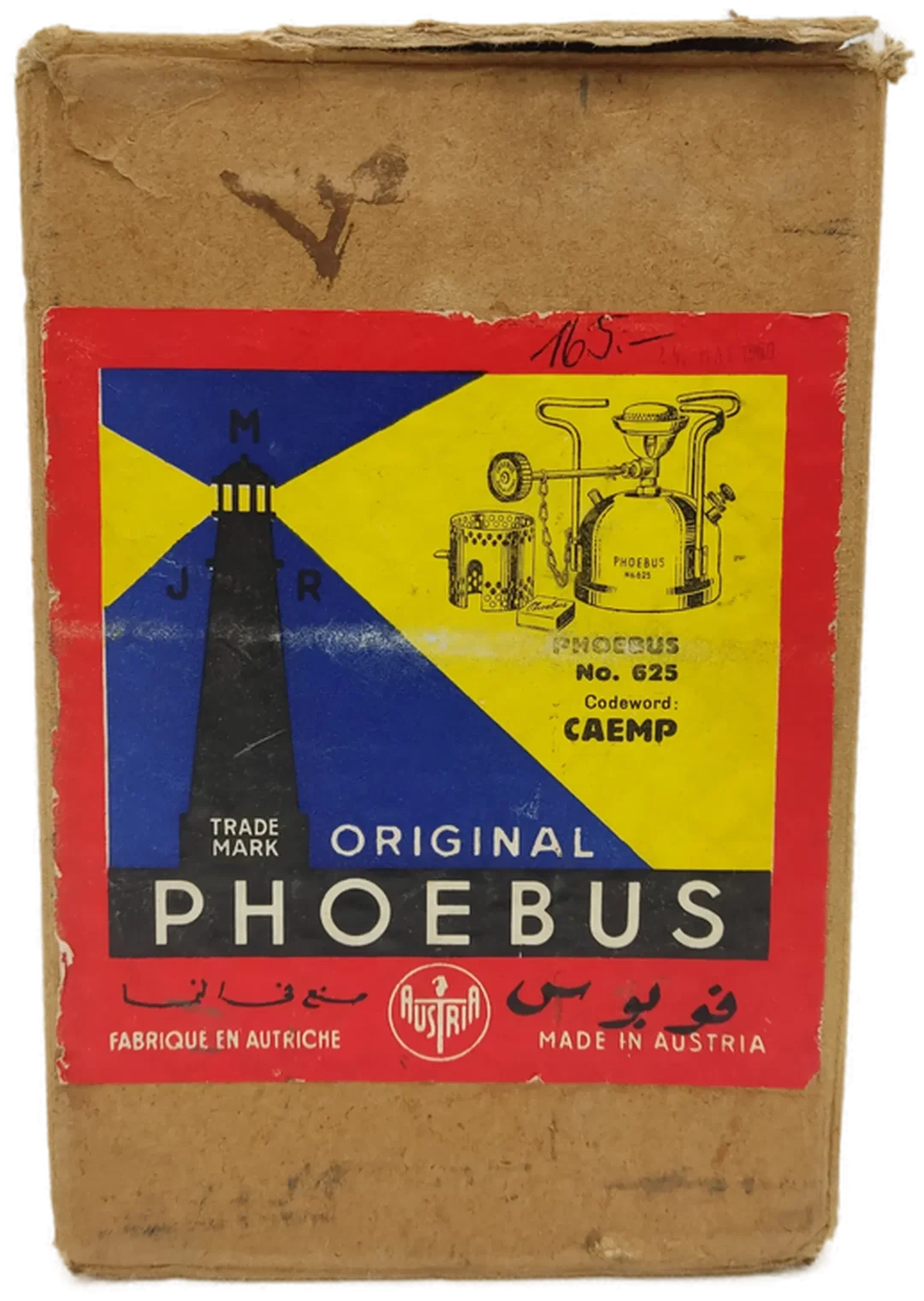 PHOEBUS No. 625 Benzinkocher 1963 made in Austria – Bild 7