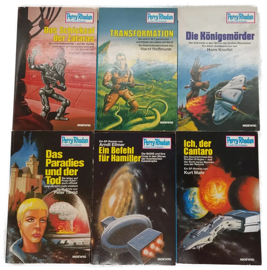 Bücher Moewig Perry Rhodan Planeten Romane Konvolut 6 Bände 319, 320, 321, 322, 326, 327 – Bild 2