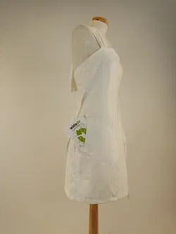 Kochschürze Stoff, weiß, Größe: 36-38 - Bild 2