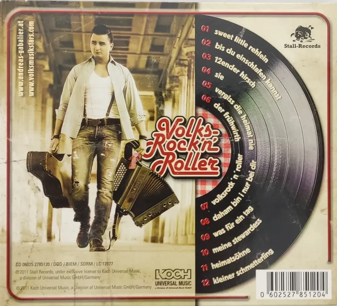 CD Andreas Gabalier – Volks-Rock’n’Roller – inkl. "I sing a Liad für di & weitere Hits" – Bild 2