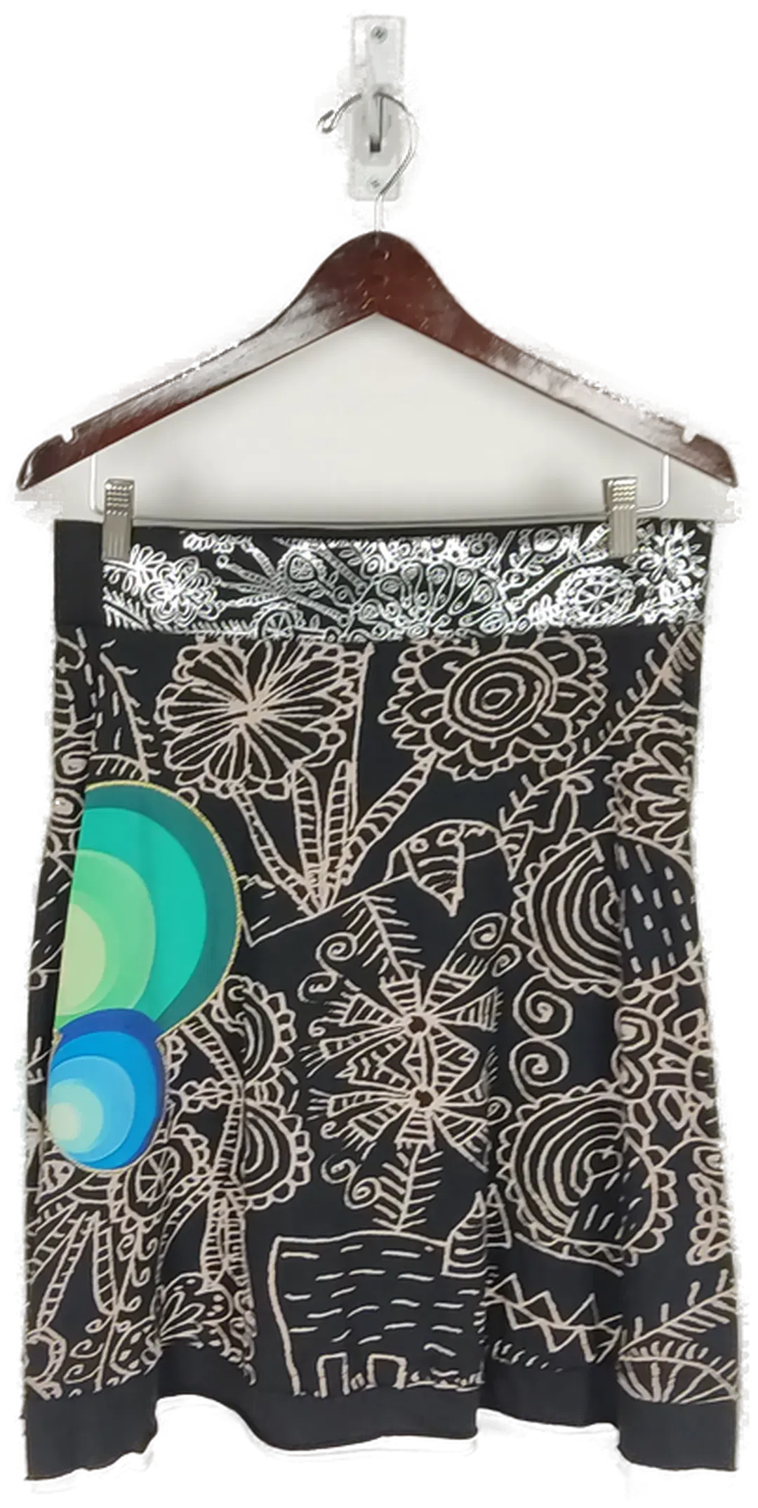 Desigual Damen Rock schwarz gemustert - L/40 - Bild 4