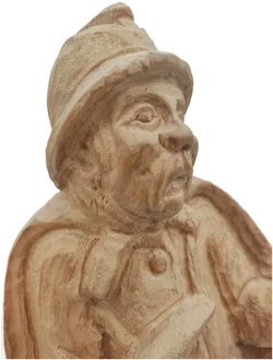Nachtwächter Figur Handarbeit Holz 44 cm | Handgeschnitztes Unikat – Vorschau 7