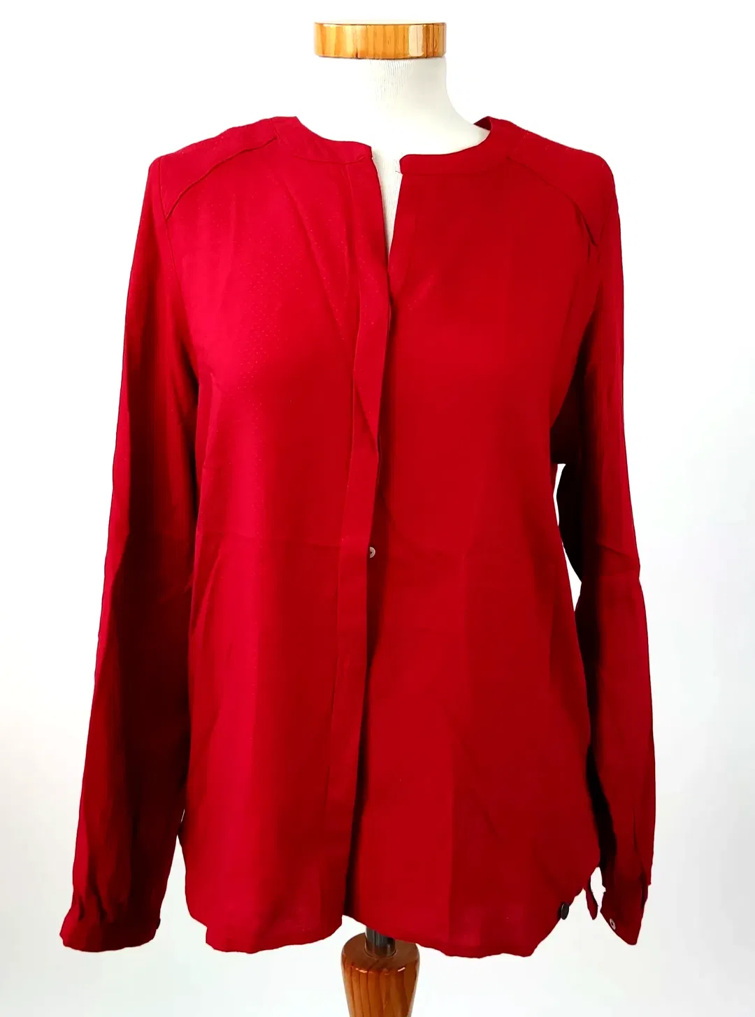 Garcia Jeans Damenbluse rot - Gr. S - Bild 4