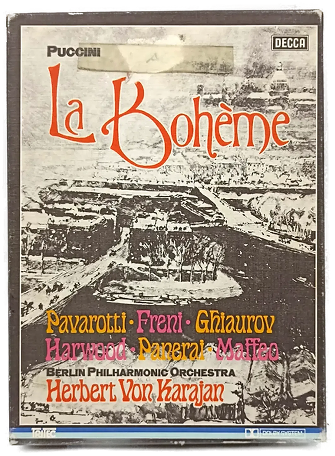 La Bohème auf 2 Musikkassetten  - Bild 1