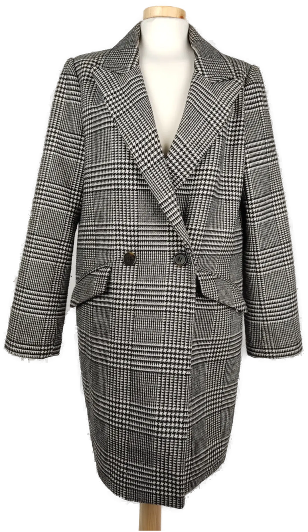 Pull & Bear Damen Mantel kariert - S/36 - Bild 4