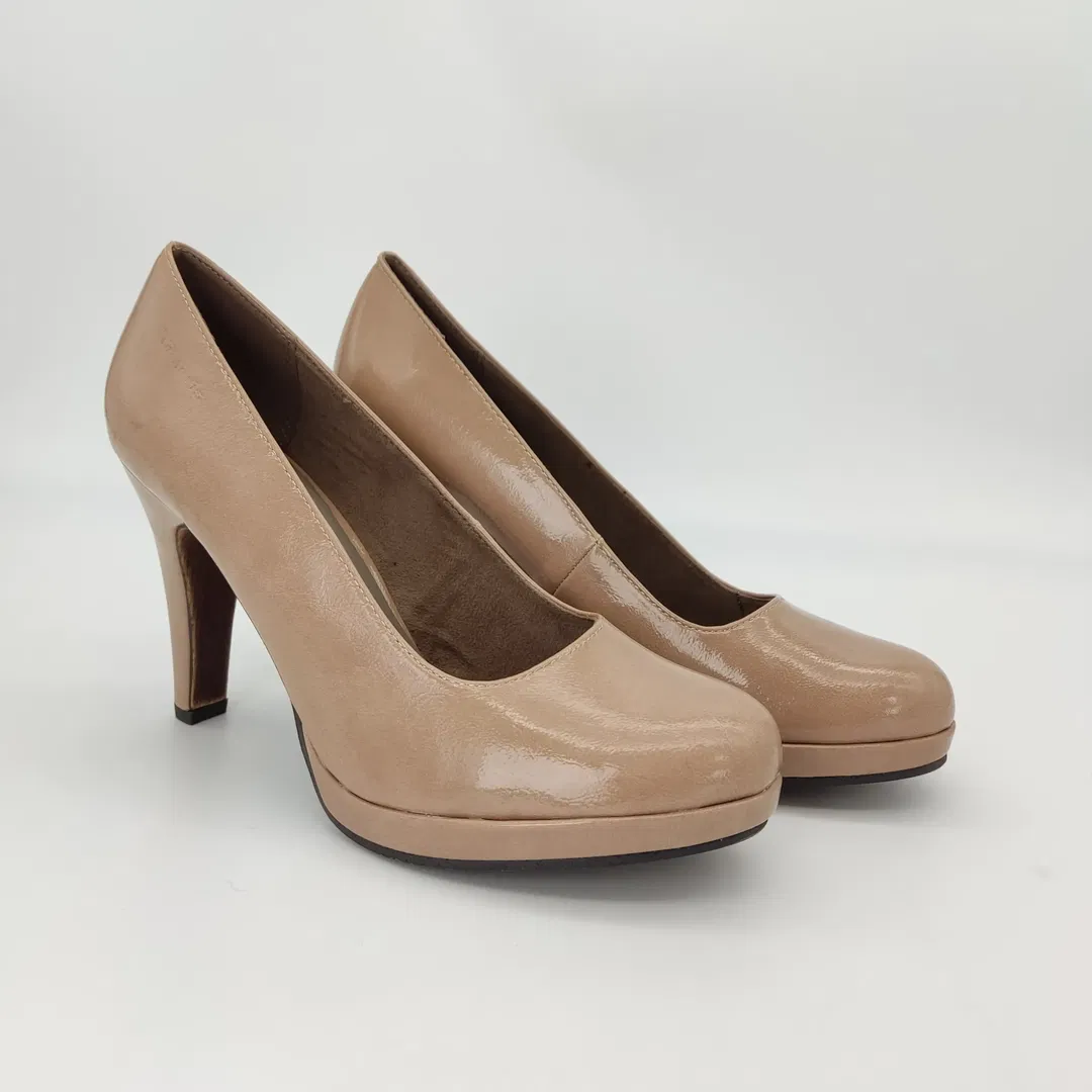 Tamaris Damen Pumps, beige - Gr. 39 - Bild 4