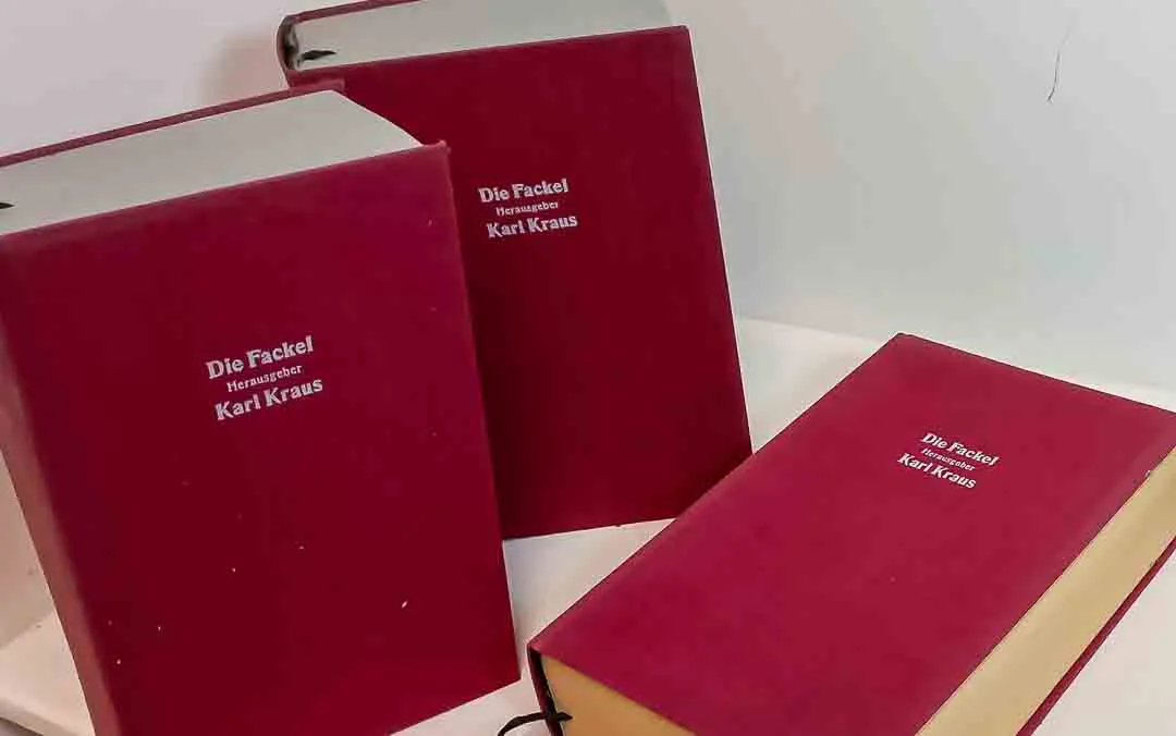 Buch Gesamtwerk Zeitgeschichte, Karl Kraus: die komplette Sammlung der legendären Zeitschrift "Die Fackel" – Bild 2