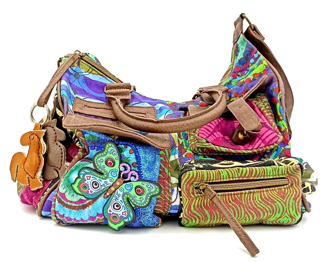 Desigual Damen Handtasche / Umhängetasche gemustert – Bild 1