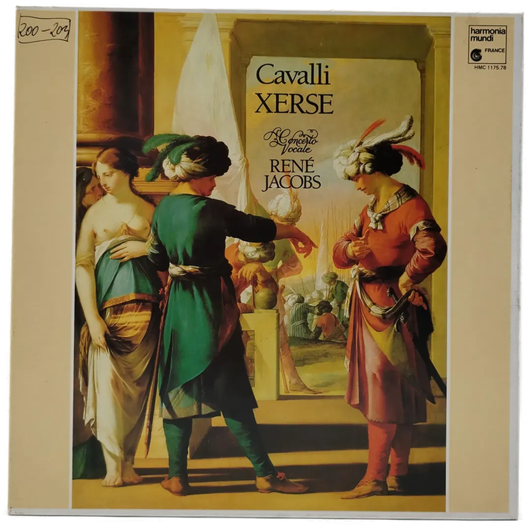 Rene Jacobs - Cavalli Xerse - Harmonia Mundi - 4 LP - Bild 2