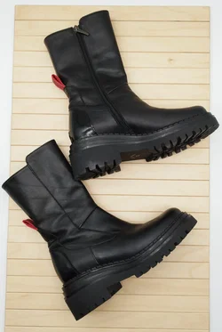 Stiefeletten Laura Bellariva Schwarz Leder Gr.36 | Herbst-Begleiter