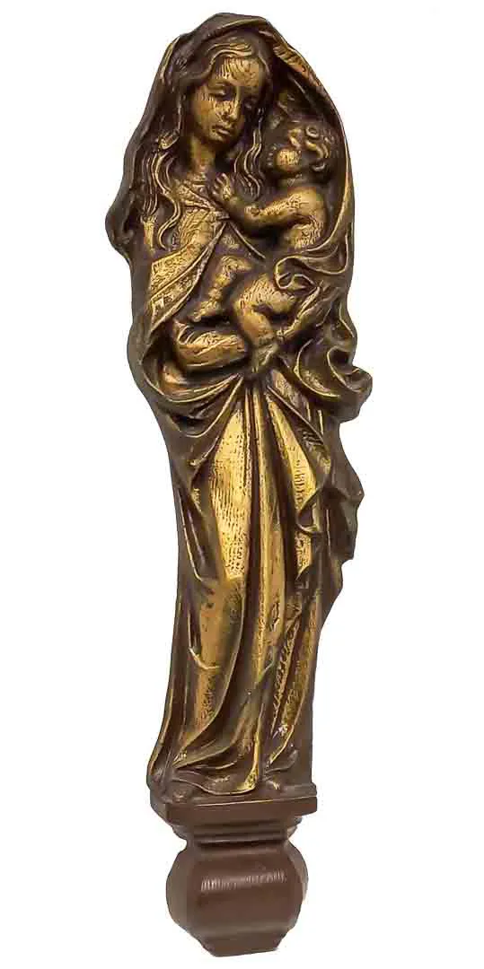 Madonna mit Kind – Edle Wandrelief-Figur (40,5 cm) - Bild 1