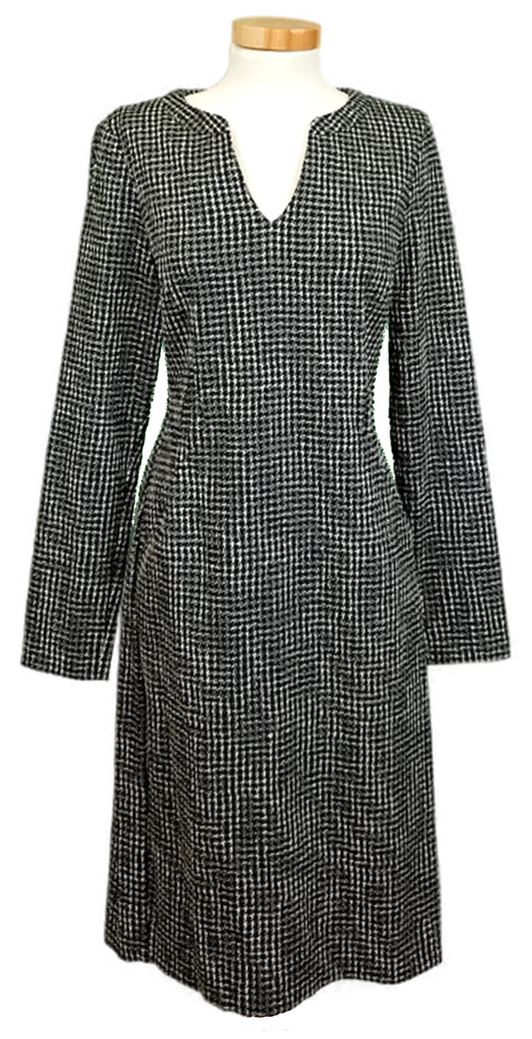 Fox’s Damen Midikleid schwarz/weiß gemustert Gr. 38 - Bild 4