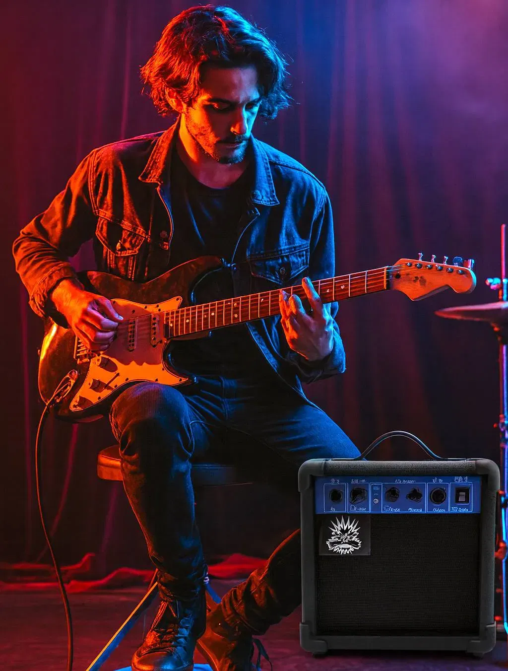 DG Instruments G-10 Gitarrenverstärker, 10 Watt, kompakter Übungsverstärker - Bild 1