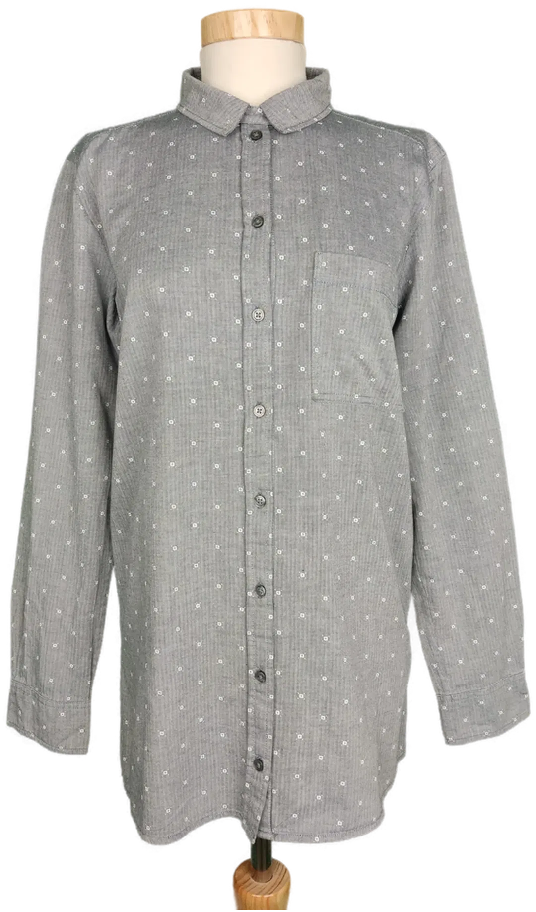 Marc O´Polo Damen Longbluse grau - M/38 - Bild 4