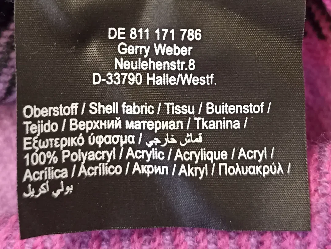 Gerry Weber Damenschal pink/schwarz – Bild 3