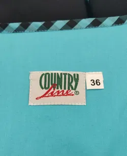 Country Line Damenkleid, türkis-schwarz - Gr. 36 - Bild 6