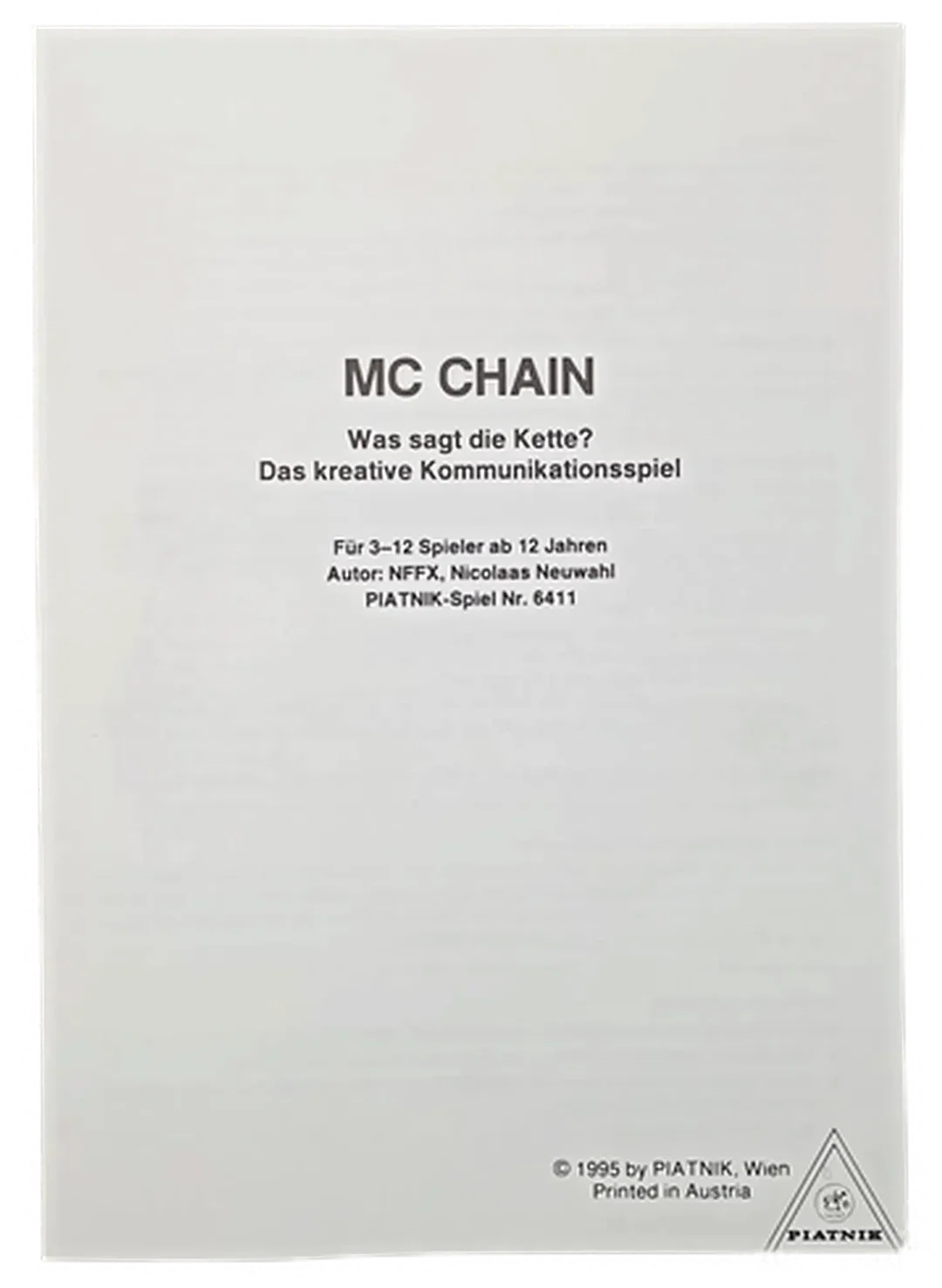 Piatnik Mc Chain "Was sagt die Kette?" Brettspiel – Bild 7