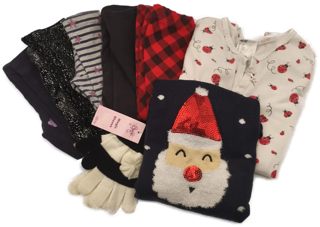 8 Stk. Mädchenbekleidung Set "Winter", Gr. 98/104 – Bild 1