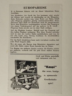 Europareise durch Reisebüreau KASPI - Gesellschaftsspiel - KASPI – Vorschau 4