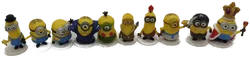 Set mit 10 diveresen Minions-Figuren (+- 3 cm hoch) - Bild 1