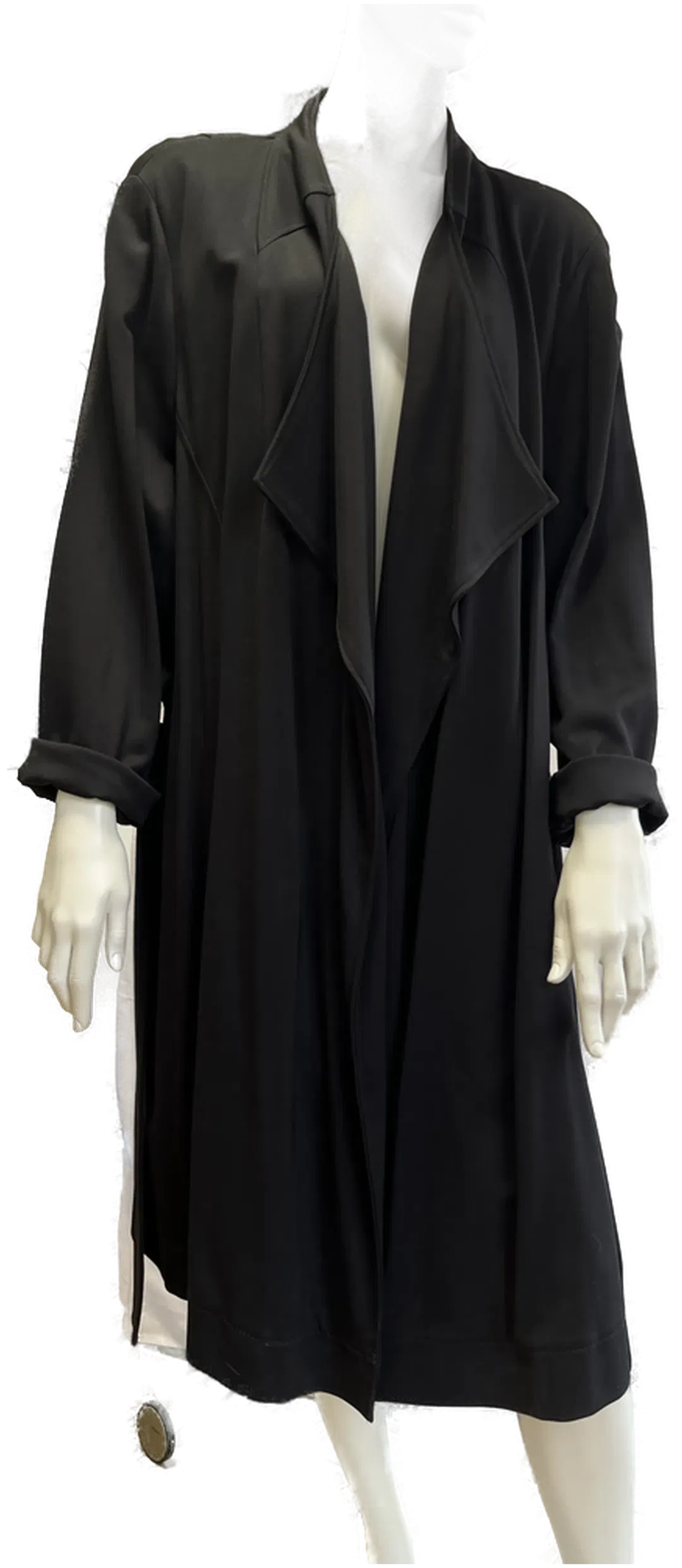 SEMPRE PIU by Chalou schwarzer festlicher Damenmantel Gr. 52 - Bild 1