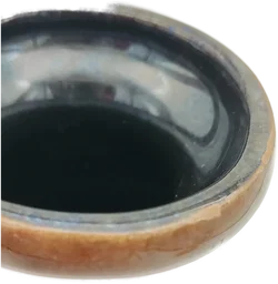 Strehla Keramik Vase Grün-Braun | DDR-Sammlerstück – Vorschau 7