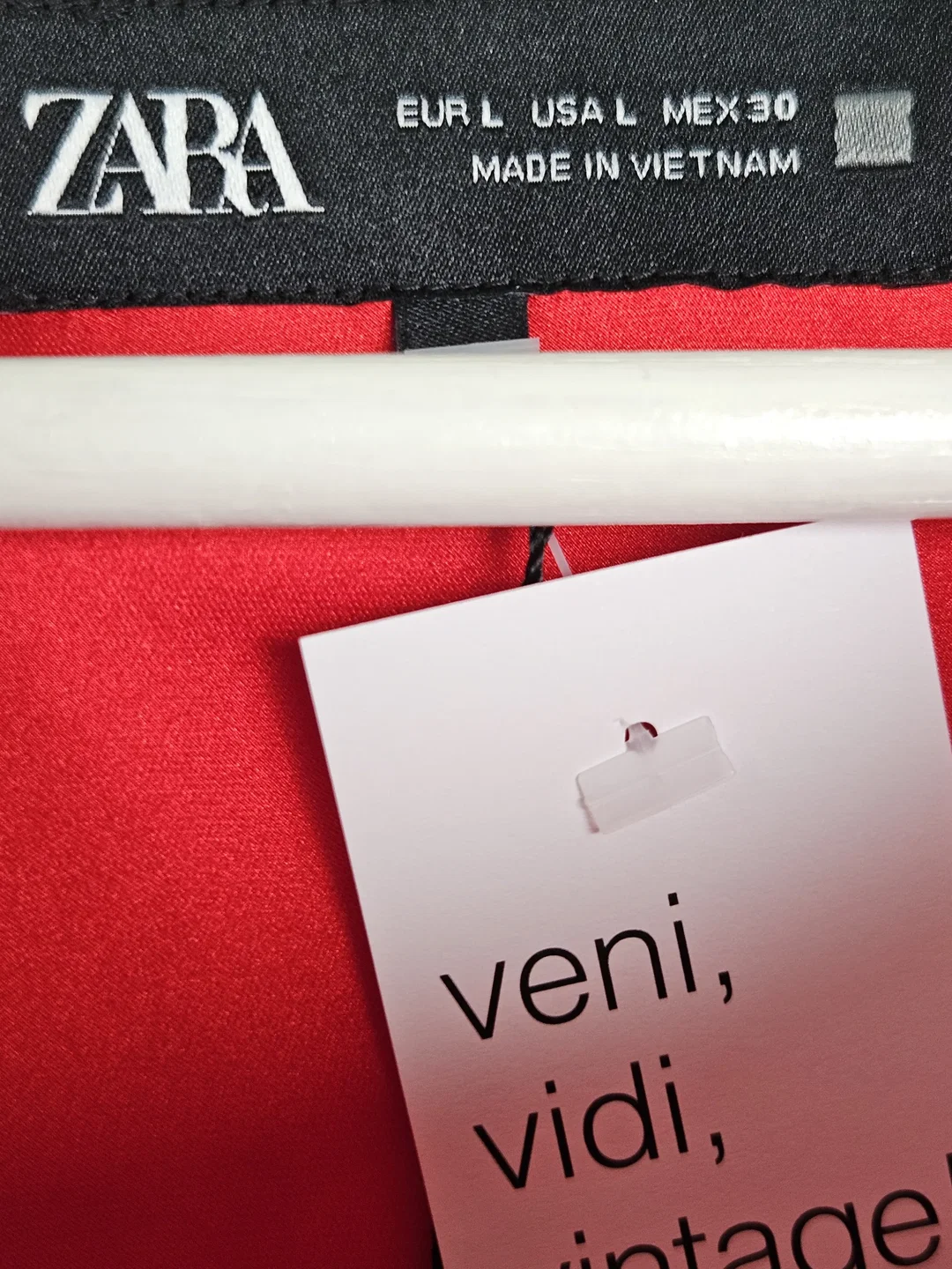 ZARA Damen Maxikleid, rot - Gr. L  – Bild 4
