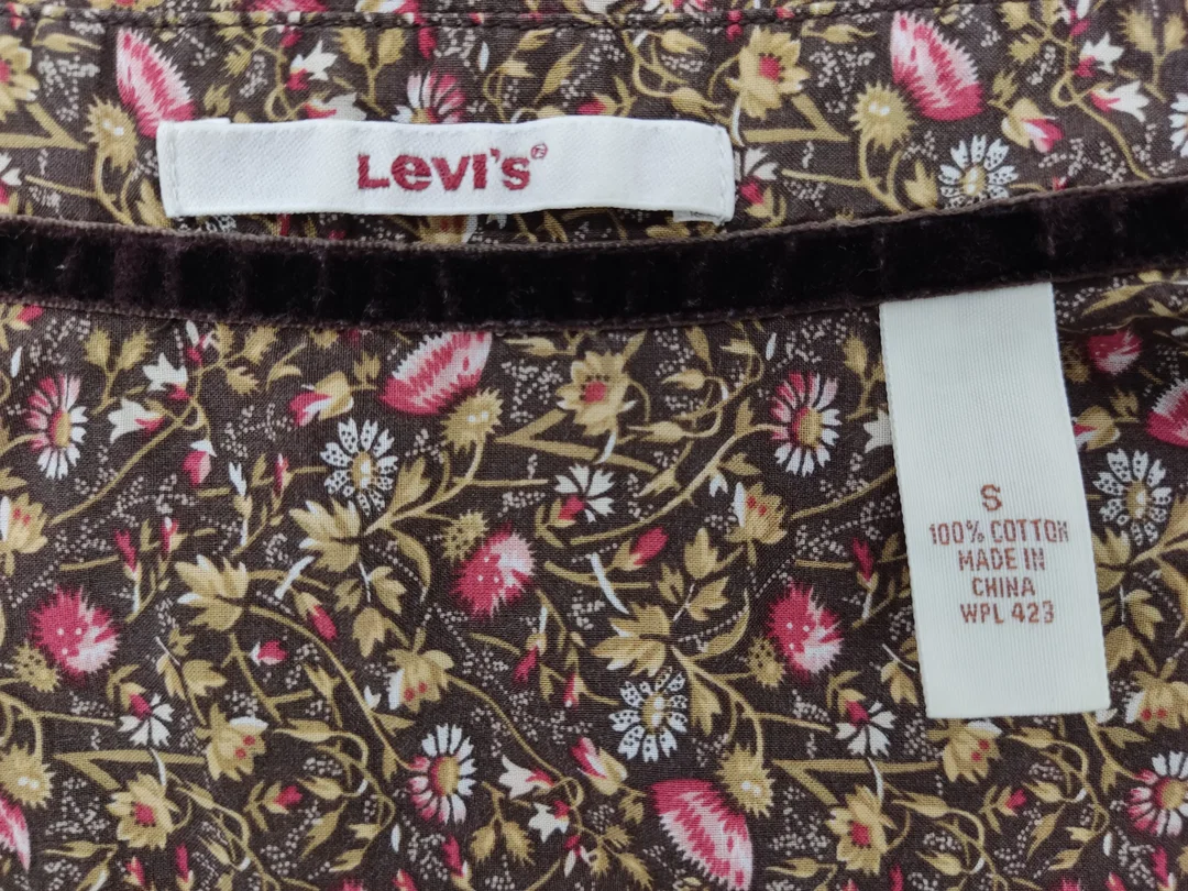 Levi's Damen Bluse braun Gr. S – Bild 4