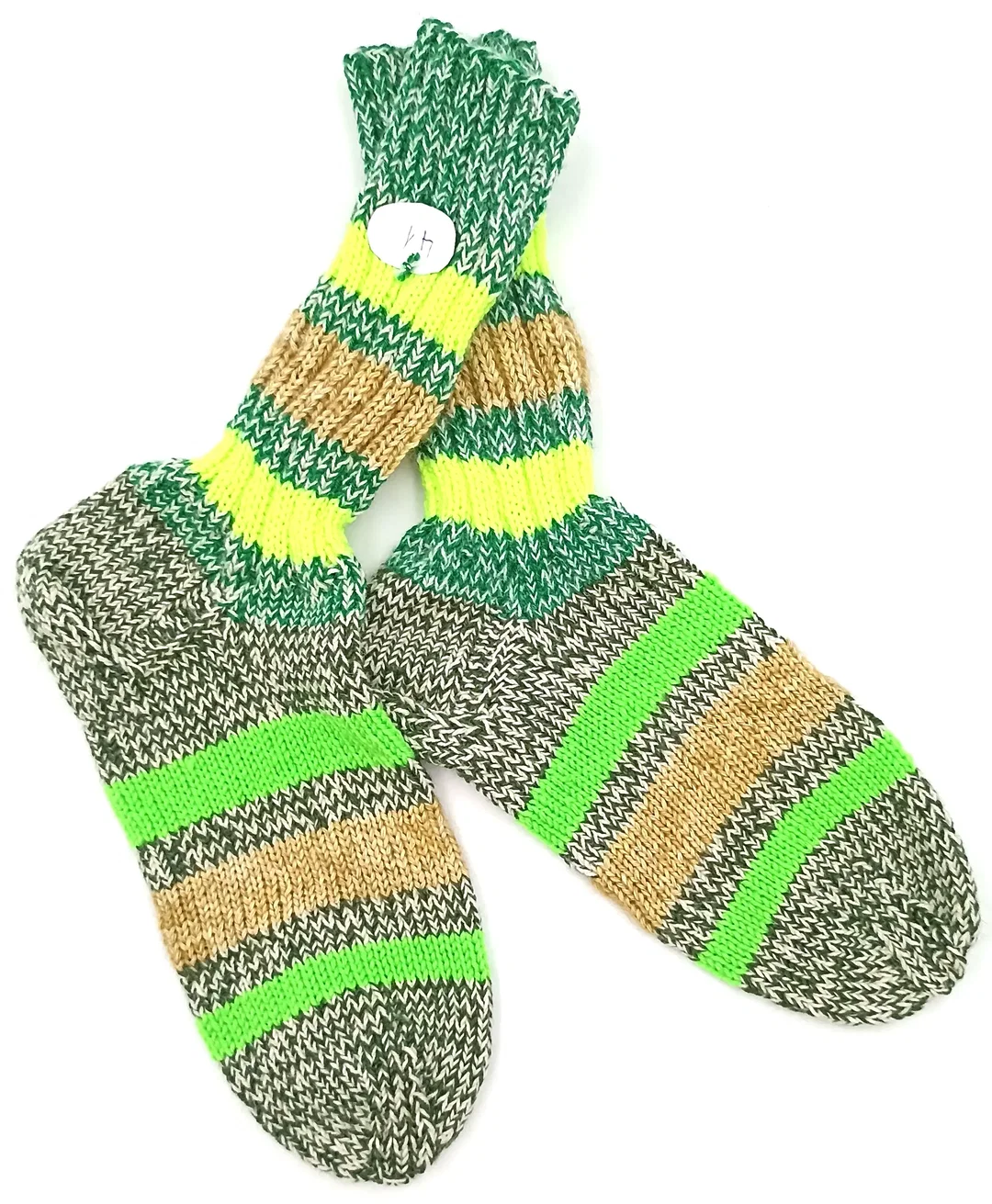Handgestrickte Wollsocken Gr. 41 – Bild 1