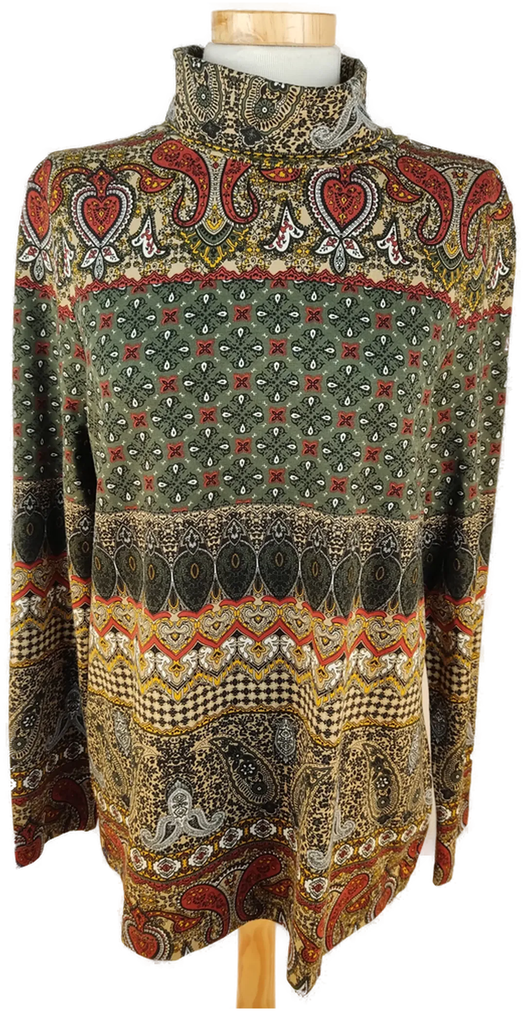 Walbusch Damen Rollkrageshirt, bunt gemustert- XL/42 - Bild 4