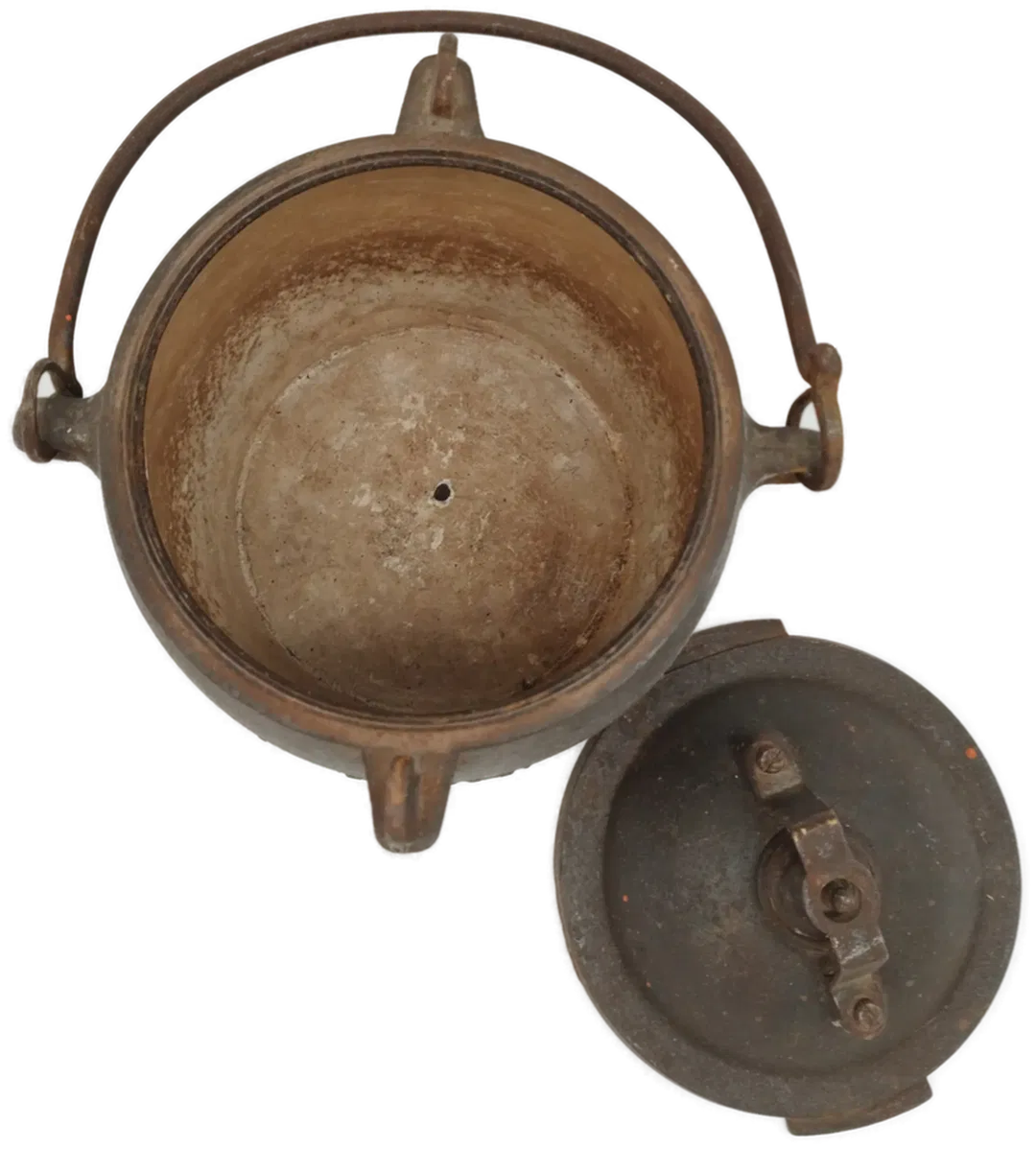 Historischer Dampfdrucktopf aus Gusseisen – Papinischer Dampfkocher mit Charme und Schönheitsfehler - Bild 2