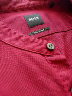 Hugo Boss Herren Hemd, rot - Gr. XXL - Bild 4