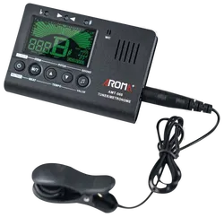 AROMA AMT-560 Tuner & Metronom – Digitales Stimmgerät mit Clip – Für Gitarre, Bass, Violine, Ukulele & Chromatisch – Neu & OVP - Bild 2