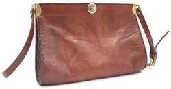 Georges Vintage Leder Umhängetasche congnacbraun - Bild 1
