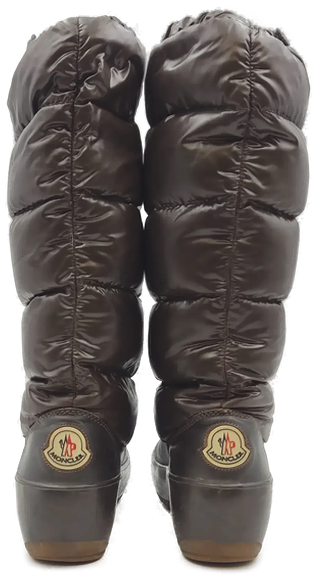 Moncler Damendaunenstiefel braun Gr. 39 – Bild 3