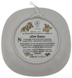 Lilien Porzellan Wandteller 5er-Set "Gustav Klimt" – Vorschau 6