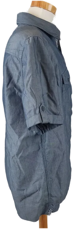 Charles Vögele Herrenhemd, blau - Gr. XL - Bild 2