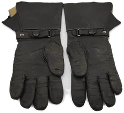 Exklusive antike Motorradlederhandschuhe aus hochwertigem Nappa Leder - Bild 2